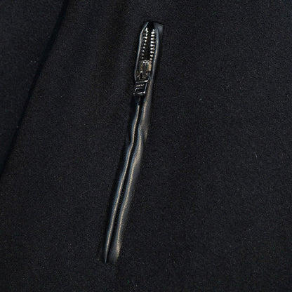 AMIRI thickened loose bomber baseball jacket black