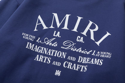 AMIRI Arts District Cropped Crew Sweatshirts