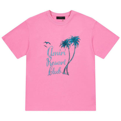 AMIRl Twisted Palms Cotton T-Shirts