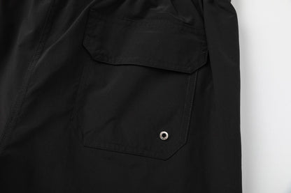 AMIRI Pool Cue Straight-Leg Mid-Length Logo-Print Swim Shorts