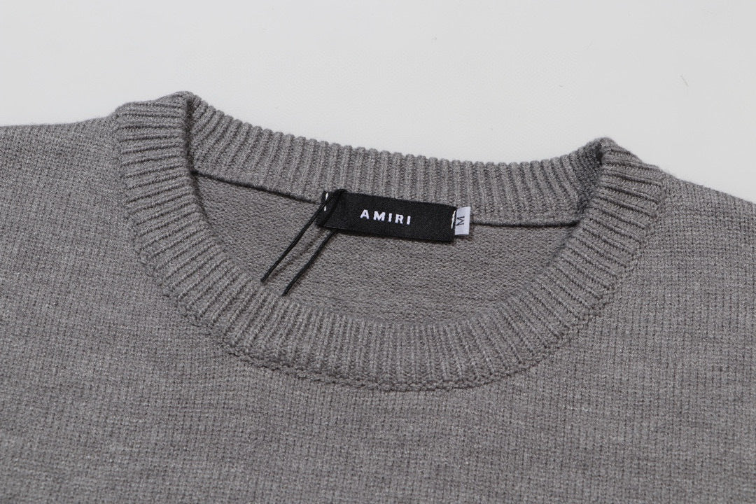 AMIRI MA Short Sleeve Sweater