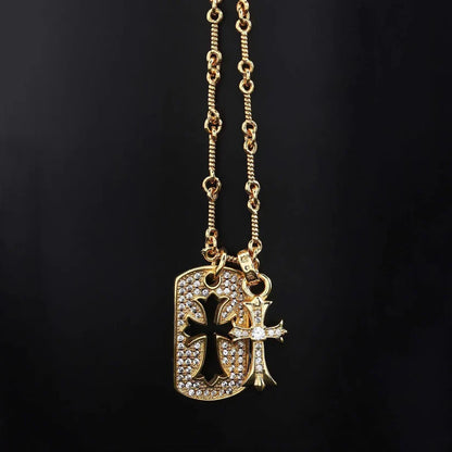 Chrome Hearts XS FILIGREE CROSS PENDANT WITH BAIL