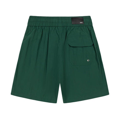 AMIRI Straight-Leg Mid-Length Logo-Print Swim Shorts