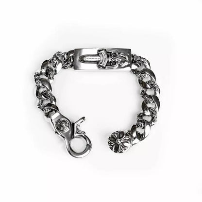 DAGGER ID FANCY LINK CLIP BRACELET 6